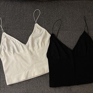 Free People Skinny Strap Seamless Brami (set of 2)
